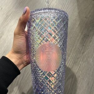 Starbucks Holiday 2022 Iridescent Unicorn Jewel Tumbler Venti 24oz